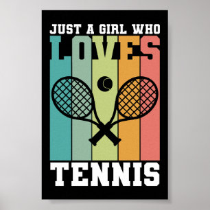 Bara en tjej som kärlek tennis   Tennis Player-pre Poster