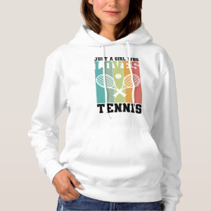 Bara en tjej som kärlek tennis Tennis Player-pre T Shirt