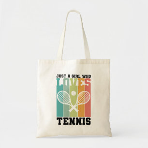 Bara en tjej som kärlek tennis Tennis Player-pre Tygkasse