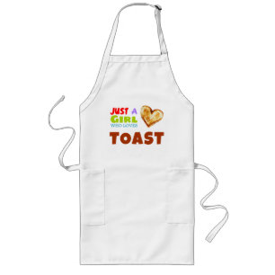Bara en tjej som kärlek Toast Långt Förkläde