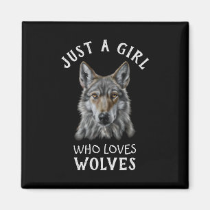 Bara en tjej som kärlek vargar magnet