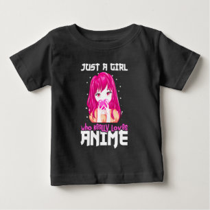 Bara en tjej som verkligen älskar anime t shirt