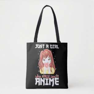 Bara en tjej som verkligen älskar anime tygkasse