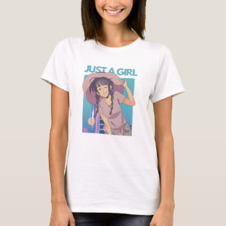 Bara en tjej t shirt
