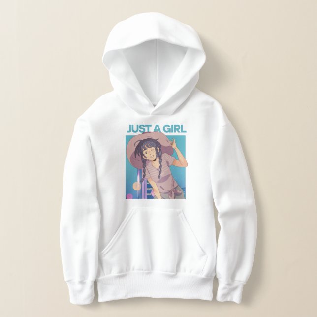 bara en tjej t-shirt (Laydown)