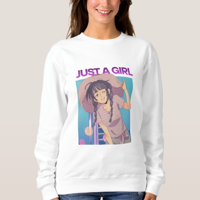 Bara en tjej t shirt (Framsida)