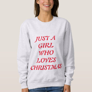 BARA EN TJEJE SOM ÄLSKAR JUL T SHIRT