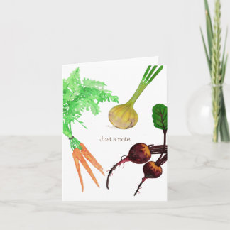 Bara en ton Vegetable trio Notecards Anteckningskort
