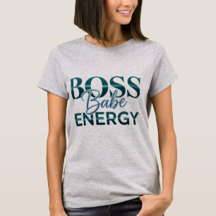 Bara en Tonåring med Chef Babe Energy T Shirt