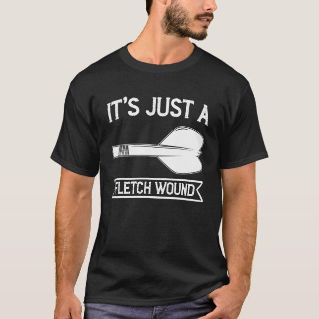 Bara en traditionell arvshunt för Fletch Wound Arc T Shirt (Framsida)