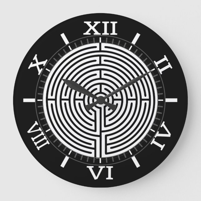 Bara en uppringning på Black Dial Stor Klocka (Framsida)