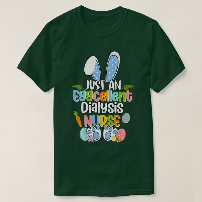 Bara en uppseendeväckande dialysdag i Glad påsk T Shirt (Design framsida)