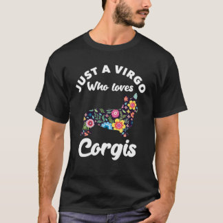 Bara en Våg-flicka som Kärlek Corgis Birthday Våg T Shirt