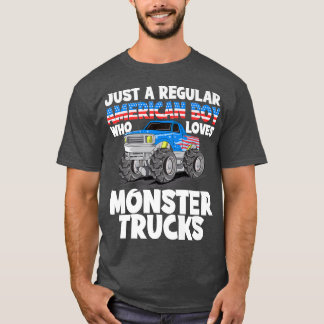Bara en vanlig amerikansk pojke som Kärlek Monster T Shirt
