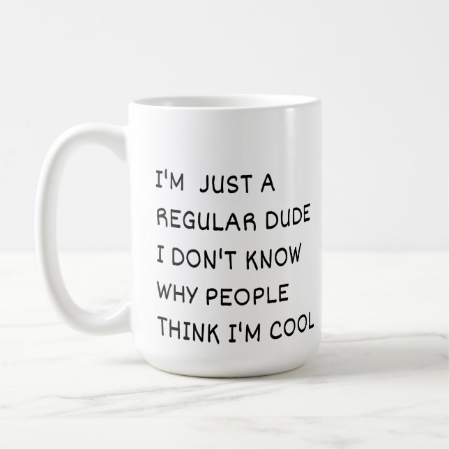Bara en vanlig kille kaffemugg (Vänster)