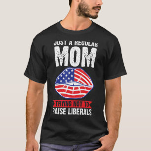 Bara en vanlig Mamma-turist-liberaler 4 juli T Shirt