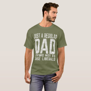 bara en vanlig pappa som försöker att inte uppfost t shirt