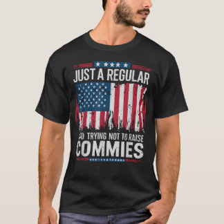 Bara En Vanlig Pappa Som Försöker Inte Uppfostra T Shirt