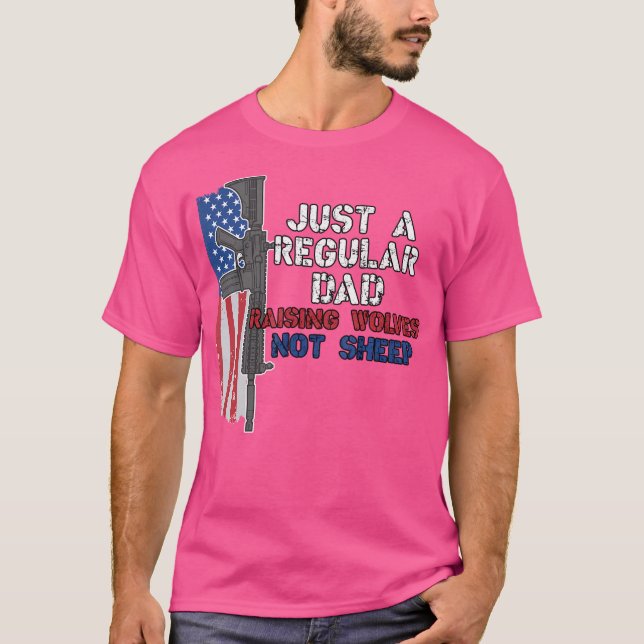 Bara en vanlig Varg som höjer Pappa, inte får T Shirt (Framsida)