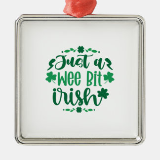 Bara en vecka, iriska julgransprydnad metall