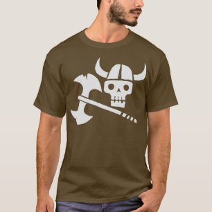 Bara en Viking Skull T Shirt