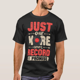 Bara en vinylskiva till Vintage Retro musik Pla T Shirt