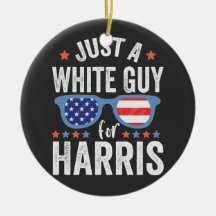 Bara en vit kille för Harris-stöd