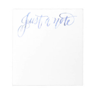 Bara ett anteckningsblock. anteckningsblock