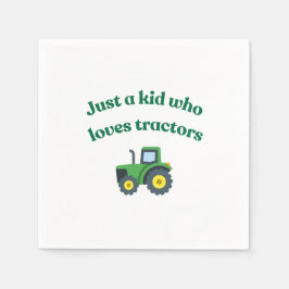 Bara ett barn som kärlek-traktorer - Patry Pappers Pappersservett