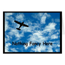 Bara ett Bröllop-kort i Flygplan