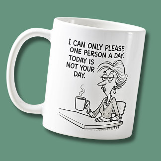Bara ett, det är roligt Sarcastic Office Dam Kaffemugg