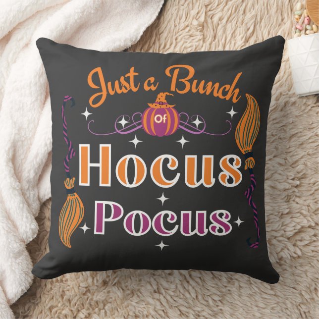 Bara ett gäng Hocus Pocus T-Shirt Kudde (Filt)