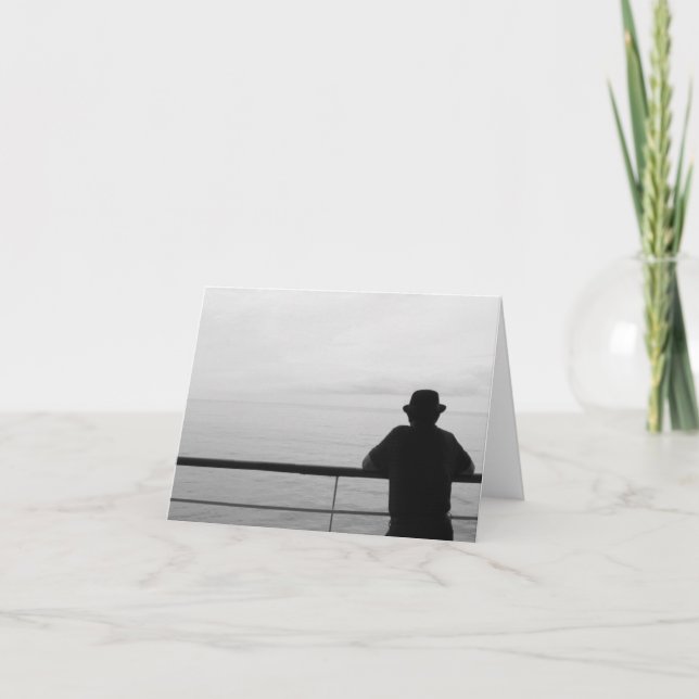 Bara ett jakt hälsningskort kort (Framsida)