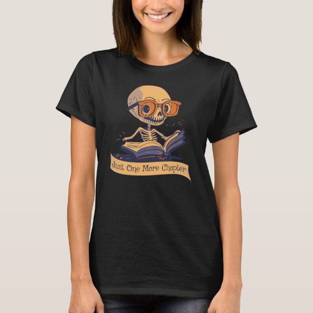 Bara ett kapitel Skeleton till T Shirt (Framsida)