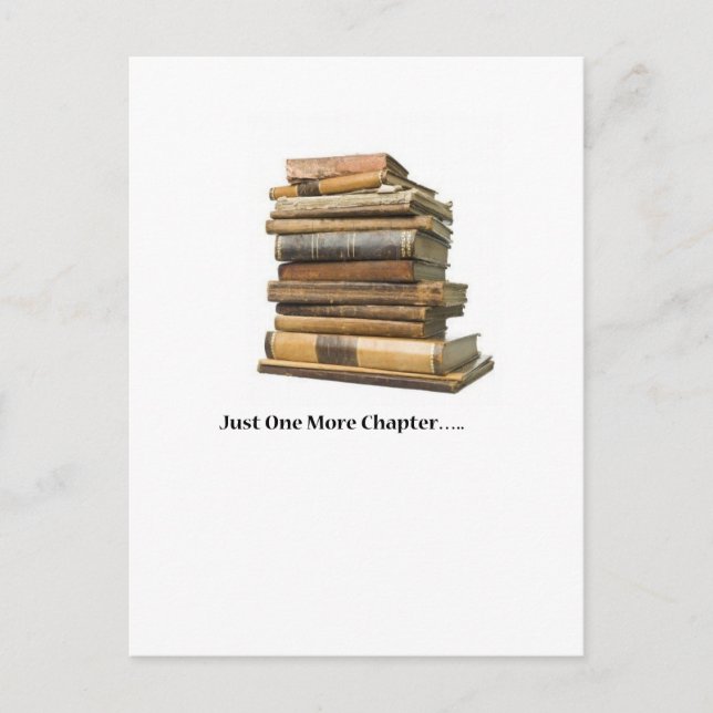 Bara ett kapitel till vykort (Framsida)