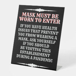 Bära ett maskmeddelande
