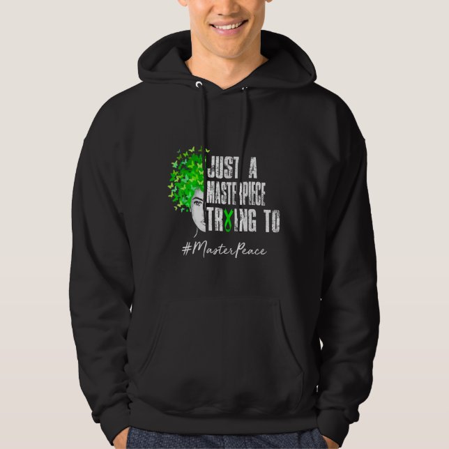 Bara ett mästerverk för ökad medvetenhet om psykis hoodie (Framsida)