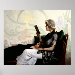 Bara ett par flickor av Harry Watrous Poster