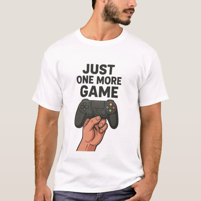 🎮 bara ett par spel till - Gaming Controller Art T Shirt (Framsida)