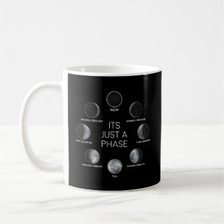 Bara ett Phase Måne Lunar Space Kaffemugg