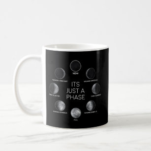 Bara ett Phase Måne Lunar Space Kaffemugg