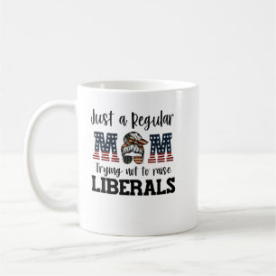 Bara ett reguljärt mamma som försöker att inte höj kaffemugg