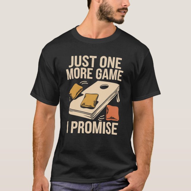 Bara ett spel till - kornhålsberoende t shirt (Framsida)
