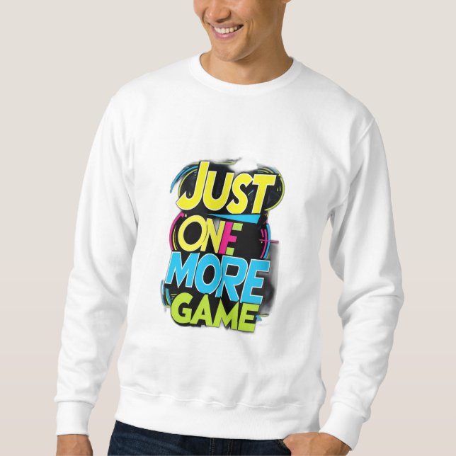 Bara ett spel till lång ärmad tröja (Framsida)