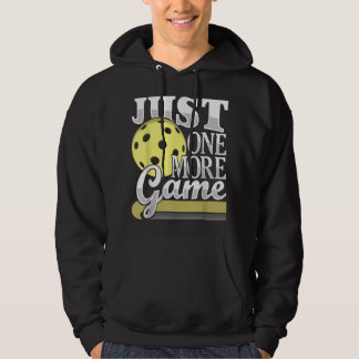Bara ett spel till - Pickleball Player Paddl Hoodie