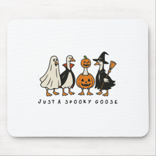 Bara ett taloky Goose Halloween-Fånig Goose Funny  Musmatta