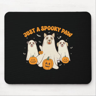 Bara ett taloky Tass Cute Ghost Hundar Funny Hallo Musmatta