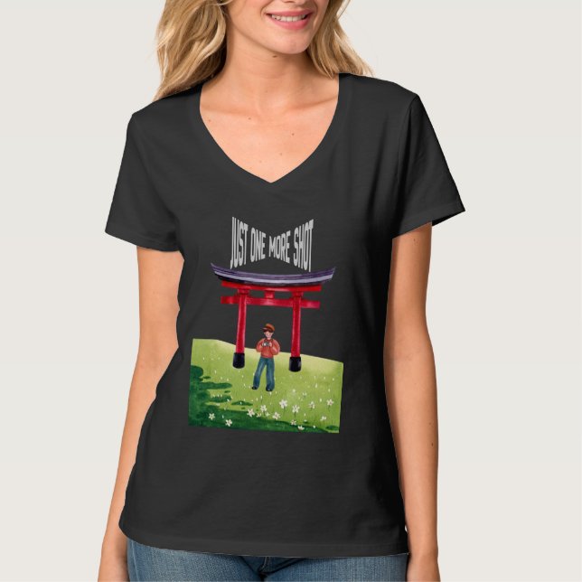 Bara Ett Till Foto T Shirt (Framsida)