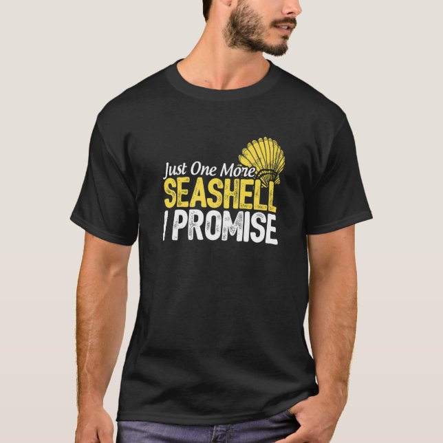 Bara ett till Seashell jag lovar Scuba Diver Divin T Shirt (Framsida)