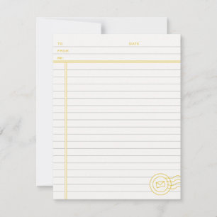 Bara Facts Stationery - Marigold Inbjudningar
